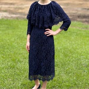 Dainty Jewell’s Navy Blue Women’s Dress
